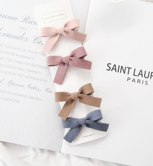 4 buc/set Japonia și Coreea Copii Fete Accesorii de păr Temperament Agrafă de păr din lână pentru Moda Sweet Girl Femei Agrafe J253