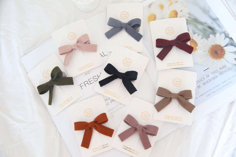 4 buc/set Japonia și Coreea Copii Fete Accesorii de păr Temperament Agrafă de păr din lână pentru Moda Sweet Girl Femei Agrafe J253