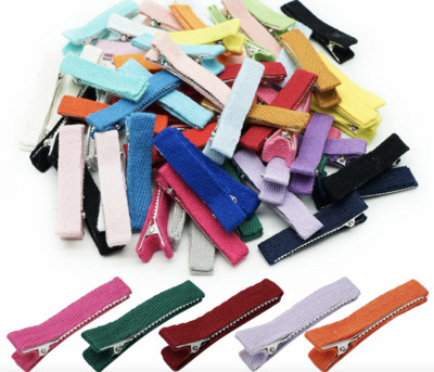 40/50 Gb 1,8 collu pilnībā izklāta DIY aligatora matu sprādzes matu sprādzes smalkiem matiem zīdaiņiem Meiteņu mazuļiem Maziem bērniem Bērniem pa pāriem