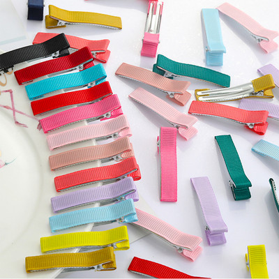 40/50 Gb 1,8 collu pilnībā izklāta DIY aligatora matu sprādzes matu sprādzes smalkiem matiem zīdaiņiem Meiteņu mazuļiem Maziem bērniem Bērniem pa pāriem