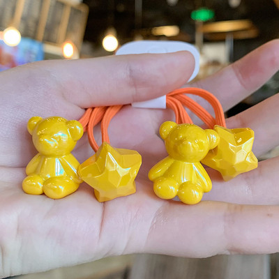 2gab Akrila lācis multeņu elastīgās matu lentes komplekti matu aksesuāri meitenēm roku darbs matu kaklasaites galvas gumijas lente