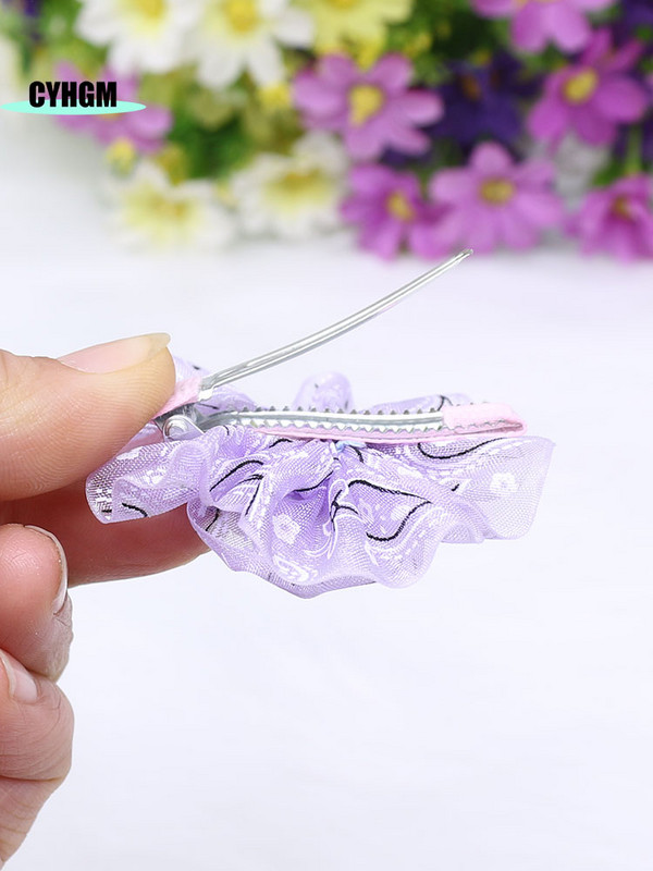 Veleprodajna nova kopča za kosu s vrpcom i dodatnim kopčama svilene ukosnice za djevojke Modni ručno rađeni dodaci za kosu s ukosnicama C10-4