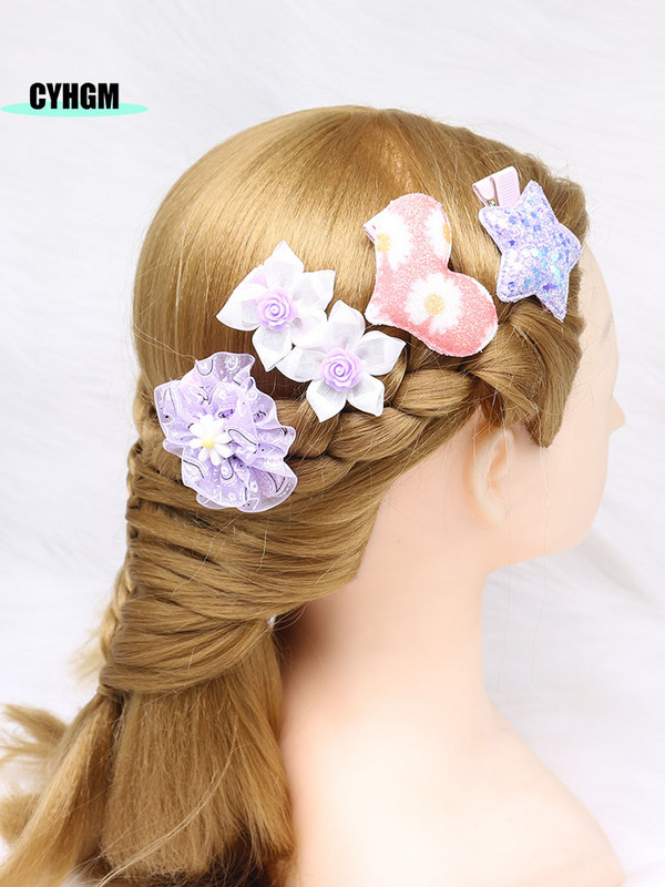 Veleprodajna nova kopča za kosu s vrpcom i dodatnim kopčama svilene ukosnice za djevojke Modni ručno rađeni dodaci za kosu s ukosnicama C10-4