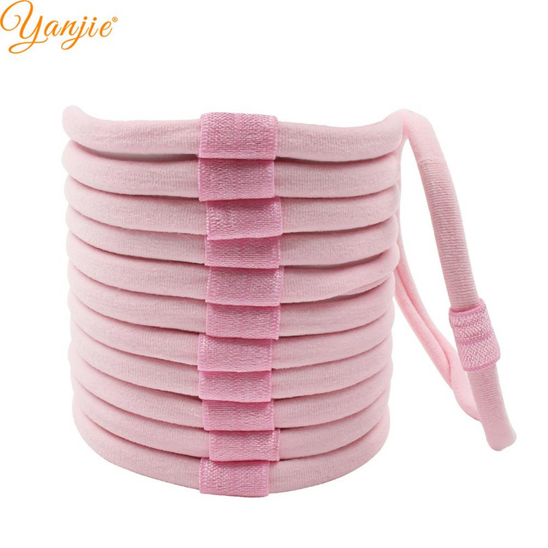 YANJIE 12 buc/lot bentiță din nailon 2022 noutate funcțională interschimbabilă bentiță moale accesorii pentru păr bricolaj pentru accesorii pentru fete