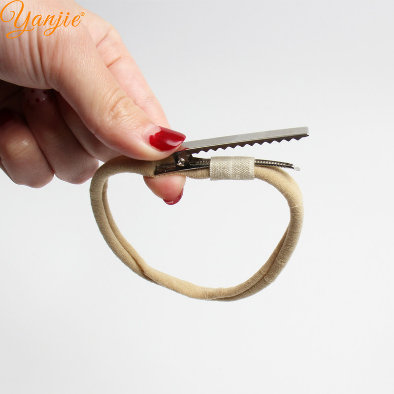 YANJIE 12 buc/lot bentiță din nailon 2022 noutate funcțională interschimbabilă bentiță moale accesorii pentru păr bricolaj pentru accesorii pentru fete