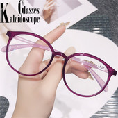 Kerek antikék fényű olvasószemüvegek női férfi divat TR90 Hyperopia szemüveg ultrakönnyű dioptria+1,0 +1,5 +2,0 +2,5 3,0 3,5 4,0