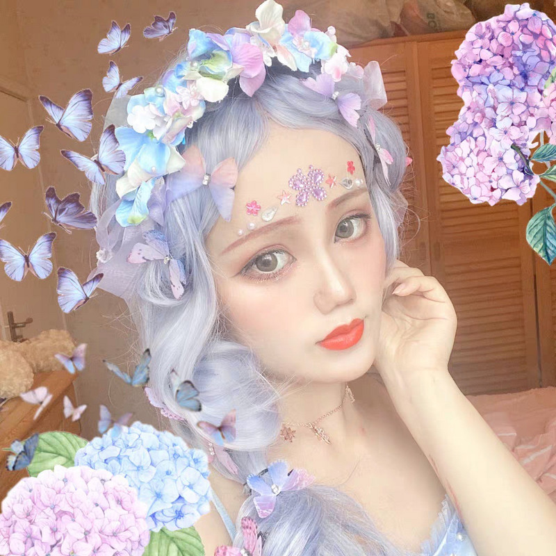 Bareta fluture de modă, straturi duble, din tul, agrafă de păr pentru copii, ac de păr pentru nuntă, accesorii de păr