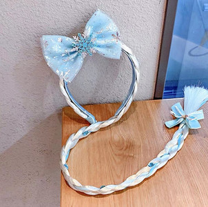 Disney Frozen Elsa Juuksepael cosplay animefiguur parukas punutised laste Halloween cosplay mänguasjad juukseaksessuaarid sünnipäevakingid