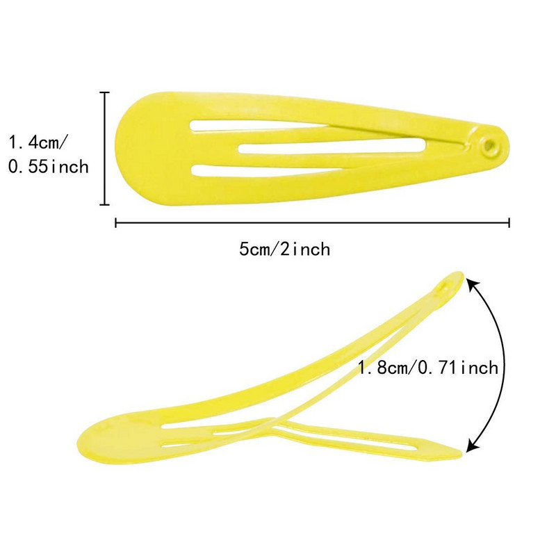 20/40 KOM Štampa za kosu 2 inča Kawaii crtane ukosnice Djevojačko pokrivalo za glavu BB kopča Metalna ukosnica 5 cm Ženski dodaci za kosu