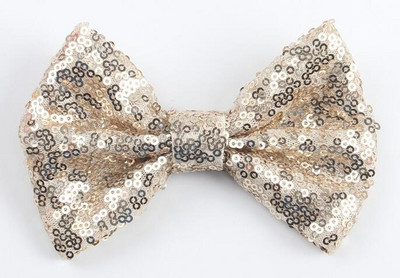 1 PC Big Bow Auksinė sidabrinė Spalvingi blizgučiai mergaičių plaukų aksesuarai Plaukų lankelis su segtukais Plaukų segtukai Dovana