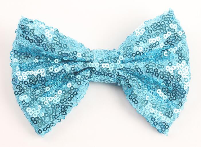 1 PC Big Bow Auksinė sidabrinė Spalvingi blizgučiai mergaičių plaukų aksesuarai Plaukų lankelis su segtukais Plaukų segtukai Dovana