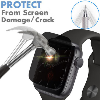 Απόρρητο Προστατευτικό οθόνης TPU Peep-proof για iWatch 5 Series 44 mm 40 mm Αξεσουάρ Προστατευτικό κάλυμμα οθόνης φιλμ ρολογιού 19 Σεπ