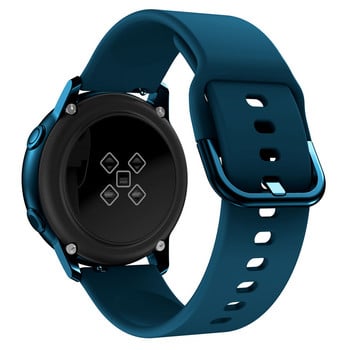 Λουράκι έξυπνου ρολογιού 20 χιλιοστών για Samsung Galaxy Watch Active 42 χιλιοστά Αθλητικό βραχιόλι αντικατάστασης ζώνης σιλικόνης Βραχιόλι Correa reloj