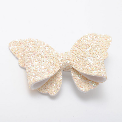 2 τεμάχια καινούργια κοριτσίστικα κλιπ μαλλιών πεταλούδα Baby Glitter Barrette μαλλιών Παιδικά μαλλιά ουράνιο τόξο Φιόγκοι Παιδικά μαντήλια αξεσουάρ