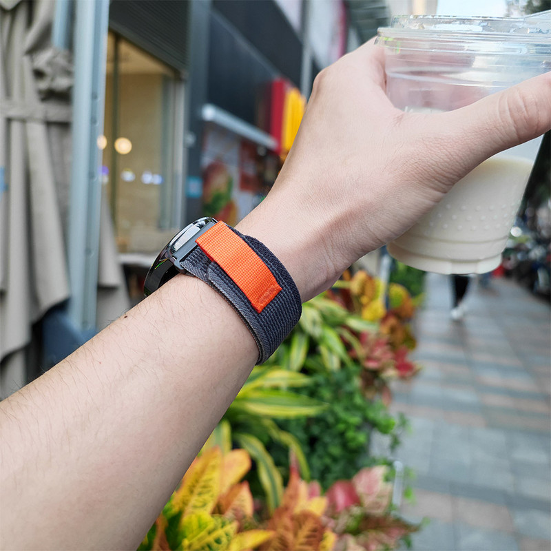 Sport nailonrihmad Amazfit GTR 4 / GTR 3 Pro 2 2e 47mm 42mm kellarihmad jaoks Amazfit GTS 4 / 3 Bip S 20 22mm trail loop rihmad