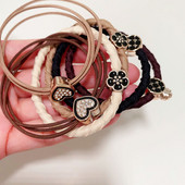 5 kom. Elastične gumice za kosu s cvijetom za djevojčice. Ženske gumice za kosu u obliku srca Ananas guma/kravata/držač Dodaci za rođendanske darove