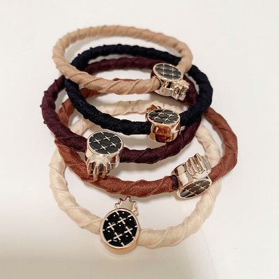 5 kom. Elastične gumice za kosu s cvijetom za djevojčice. Ženske gumice za kosu u obliku srca Ananas guma/kravata/držač Dodaci za rođendanske darove