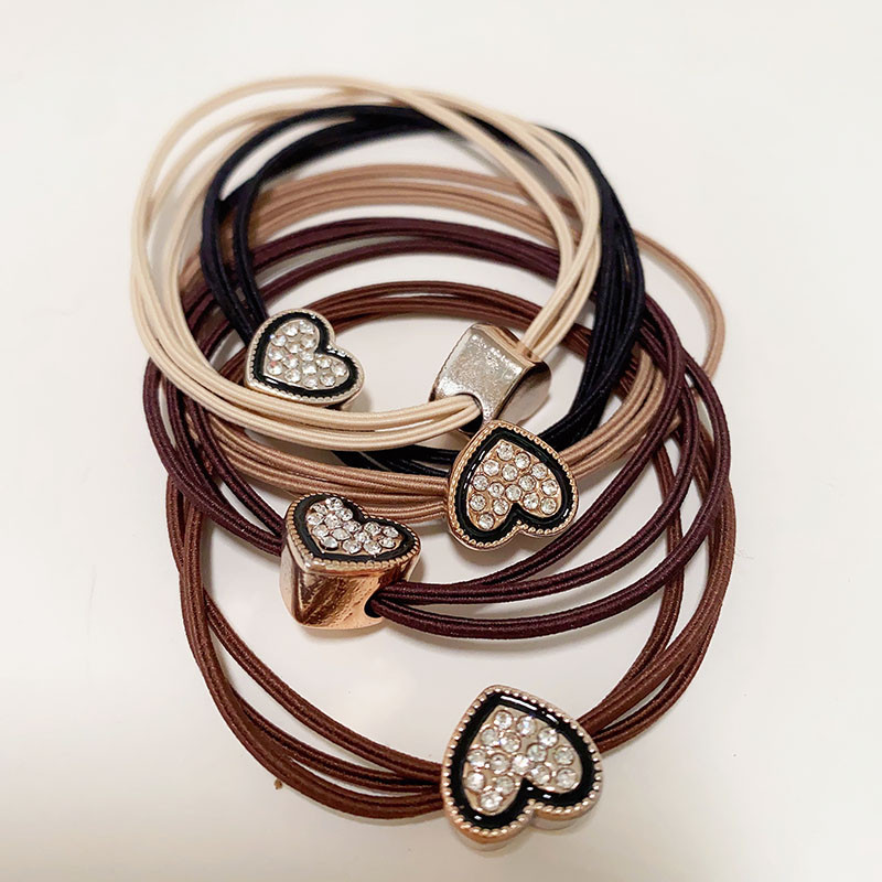 5 kom. Elastične gumice za kosu s cvijetom za djevojčice. Ženske gumice za kosu u obliku srca Ananas guma/kravata/držač Dodaci za rođendanske darove