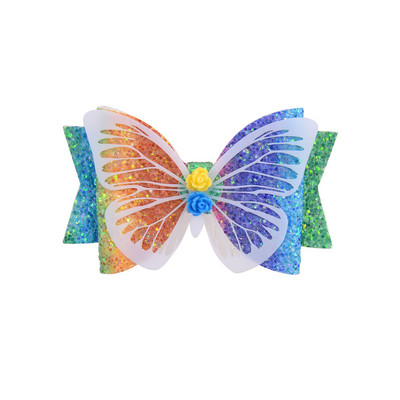 Dugine svjetlucave kopče za kosu za djevojčice Leptir ukosnice Modne dječje ukosnice za kosu Princesine mašne za kosu Dodaci za kosu