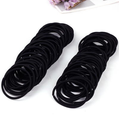 100PCS/Hair loop σχοινί κεφαλής δερμάτινο λουράκι γυναικεία κόμμωση απλό δίχτυ στολίδι κόκκινα μαλλιά μικρό κόσμημα σχοινί κεφαλής