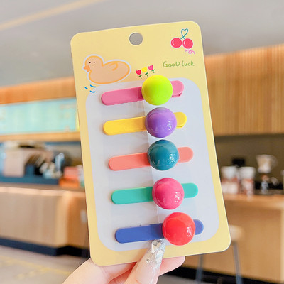 5 kom/set Dječje slatke boje Ukrasi s mašnama u obliku cvijeća Koje za kosu Djevojčice Slatke ukosnice Ukosnice Dječji dodaci za kosu