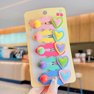 5 kom/set Dječje slatke boje Ukrasi s mašnama u obliku cvijeća Koje za kosu Djevojčice Slatke ukosnice Ukosnice Dječji dodaci za kosu