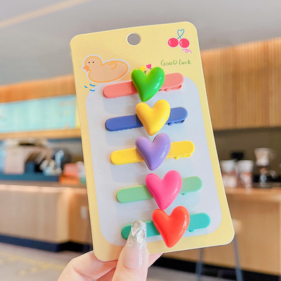 5 kom/set Dječje slatke boje Ukrasi s mašnama u obliku cvijeća Koje za kosu Djevojčice Slatke ukosnice Ukosnice Dječji dodaci za kosu