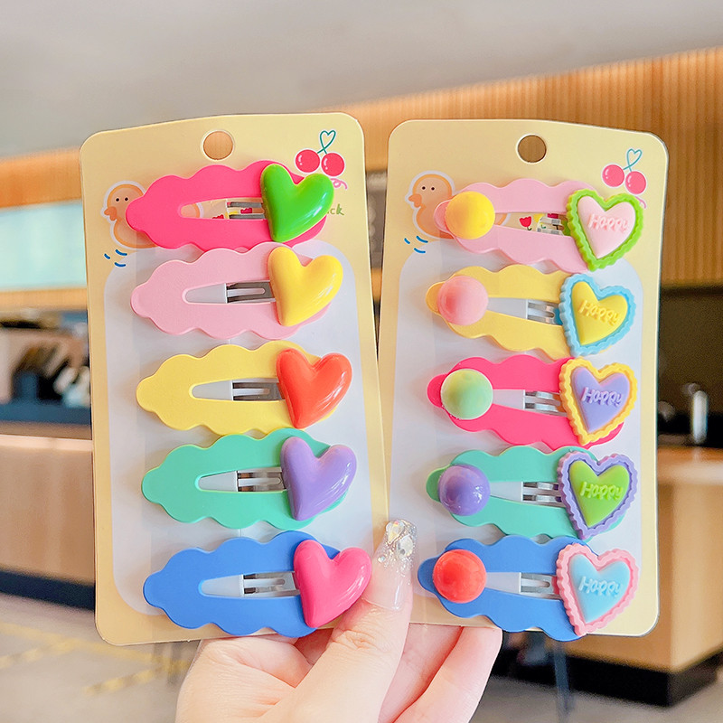 5 kom/set Dječje slatke boje Ukrasi s mašnama u obliku cvijeća Koje za kosu Djevojčice Slatke ukosnice Ukosnice Dječji dodaci za kosu