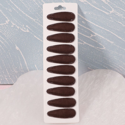 10 bucăți/set de agrafe BB de culoare solidă pentru copii, fete, cadouri, ace de păr în formă de picătură de apă, barete, accesorii pentru păr, cu ridicata