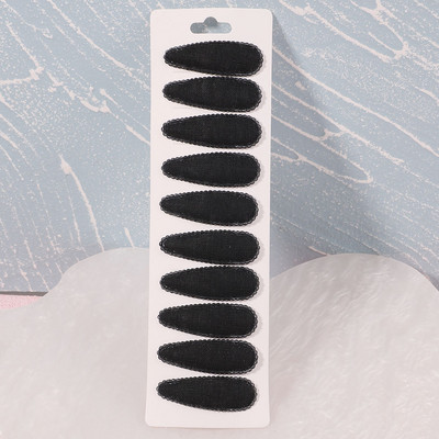 10 bucăți/set de agrafe BB de culoare solidă pentru copii, fete, cadouri, ace de păr în formă de picătură de apă, barete, accesorii pentru păr, cu ridicata