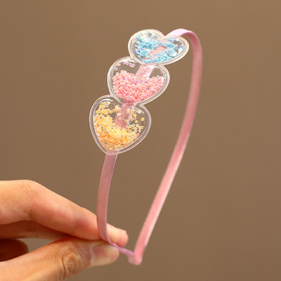 2023. Nova dječja slatka jednobojna gumica za kosu, pokrivala za glavu, dječja jednostavna, lijepa široka traka za glavu za djevojčice, akrilni dodaci za kosu