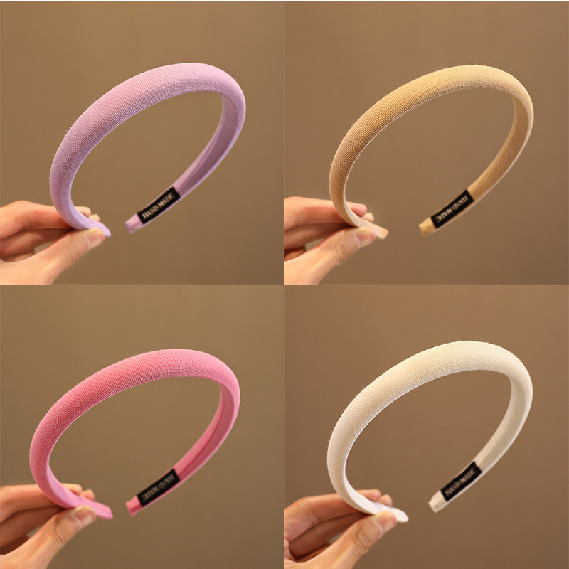 2023. Nova dječja slatka jednobojna gumica za kosu, pokrivala za glavu, dječja jednostavna, lijepa široka traka za glavu za djevojčice, akrilni dodaci za kosu