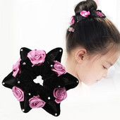 Moe lilleshow ketas Juuksevõrk Tüdruk Ballettants Uisutamine Snood Elastne Lipsu Kaane Must Peakatete Stiilimise Aksessuaar