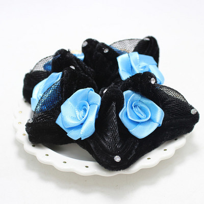 Moe lilleshow ketas Juuksevõrk Tüdruk Ballettants Uisutamine Snood Elastne Lipsu Kaane Must Peakatete Stiilimise Aksessuaar