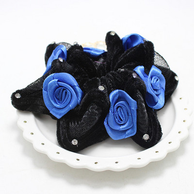 Moe lilleshow ketas Juuksevõrk Tüdruk Ballettants Uisutamine Snood Elastne Lipsu Kaane Must Peakatete Stiilimise Aksessuaar