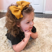 1kom 2022 Dječje modne mašne za kosu od 4,5 inča Elastične najlonske trake za glavu za djevojčice Mekana gumica za kosu Slatke ljetne gumice za kosu Dodaci za kosu