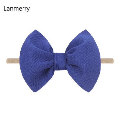 1kom 2022 Dječje modne mašne za kosu od 4,5 inča Elastične najlonske trake za glavu za djevojčice Mekana gumica za kosu Slatke ljetne gumice za kosu Dodaci za kosu