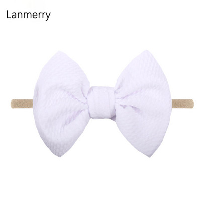 1kom 2022 Dječje modne mašne za kosu od 4,5 inča Elastične najlonske trake za glavu za djevojčice Mekana gumica za kosu Slatke ljetne gumice za kosu Dodaci za kosu