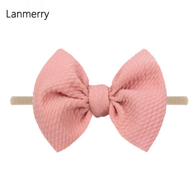 1kom 2022 Dječje modne mašne za kosu od 4,5 inča Elastične najlonske trake za glavu za djevojčice Mekana gumica za kosu Slatke ljetne gumice za kosu Dodaci za kosu