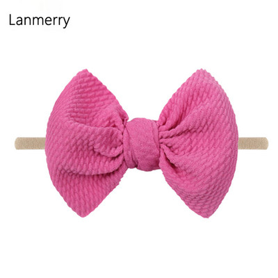 1kom 2022 Dječje modne mašne za kosu od 4,5 inča Elastične najlonske trake za glavu za djevojčice Mekana gumica za kosu Slatke ljetne gumice za kosu Dodaci za kosu