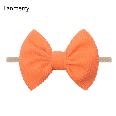 1kom 2022 Dječje modne mašne za kosu od 4,5 inča Elastične najlonske trake za glavu za djevojčice Mekana gumica za kosu Slatke ljetne gumice za kosu Dodaci za kosu