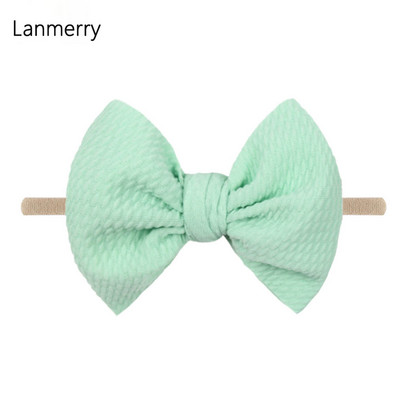 1kom 2022 Dječje modne mašne za kosu od 4,5 inča Elastične najlonske trake za glavu za djevojčice Mekana gumica za kosu Slatke ljetne gumice za kosu Dodaci za kosu