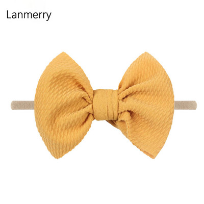 1kom 2022 Dječje modne mašne za kosu od 4,5 inča Elastične najlonske trake za glavu za djevojčice Mekana gumica za kosu Slatke ljetne gumice za kosu Dodaci za kosu