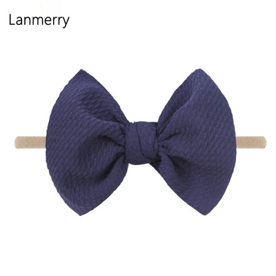 1kom 2022 Dječje modne mašne za kosu od 4,5 inča Elastične najlonske trake za glavu za djevojčice Mekana gumica za kosu Slatke ljetne gumice za kosu Dodaci za kosu