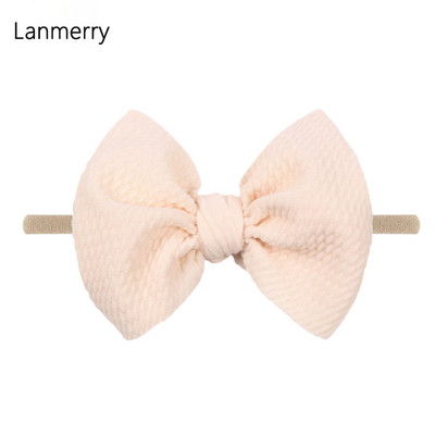 1kom 2022 Dječje modne mašne za kosu od 4,5 inča Elastične najlonske trake za glavu za djevojčice Mekana gumica za kosu Slatke ljetne gumice za kosu Dodaci za kosu