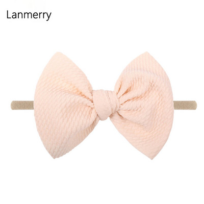 1kom 2022 Dječje modne mašne za kosu od 4,5 inča Elastične najlonske trake za glavu za djevojčice Mekana gumica za kosu Slatke ljetne gumice za kosu Dodaci za kosu