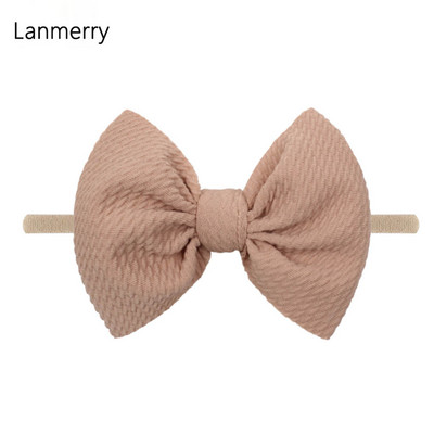 1kom 2022 Dječje modne mašne za kosu od 4,5 inča Elastične najlonske trake za glavu za djevojčice Mekana gumica za kosu Slatke ljetne gumice za kosu Dodaci za kosu