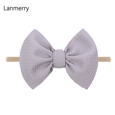 1kom 2022 Dječje modne mašne za kosu od 4,5 inča Elastične najlonske trake za glavu za djevojčice Mekana gumica za kosu Slatke ljetne gumice za kosu Dodaci za kosu