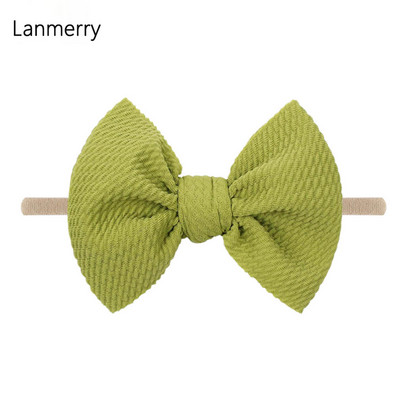 1kom 2022 Dječje modne mašne za kosu od 4,5 inča Elastične najlonske trake za glavu za djevojčice Mekana gumica za kosu Slatke ljetne gumice za kosu Dodaci za kosu