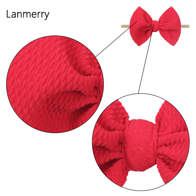 1kom 2022 Dječje modne mašne za kosu od 4,5 inča Elastične najlonske trake za glavu za djevojčice Mekana gumica za kosu Slatke ljetne gumice za kosu Dodaci za kosu